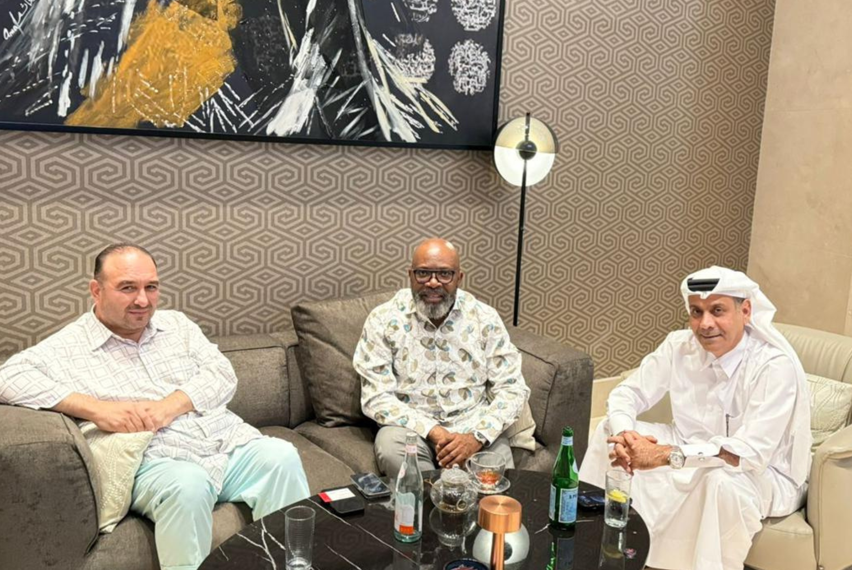 Top table meeting in Doha Qatar